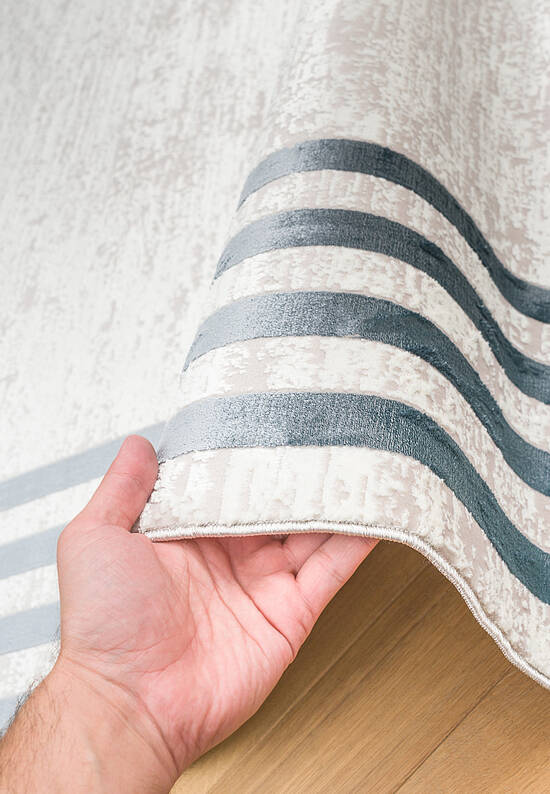 Высокоплотный мягкий ковер PM04-Mavi