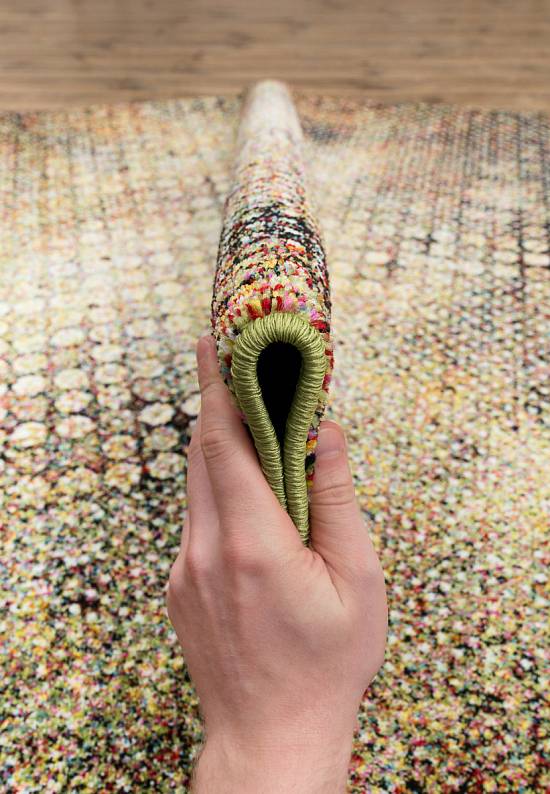 Недорогой синтетический ковер C037-Multicolor