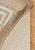 Безворсовый ковер из хлопка BRK 11-Natural White