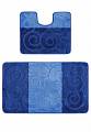 Комплект ковриков для ванной Confetti Bath Maximus Sile 2582 Dark Blue BQ