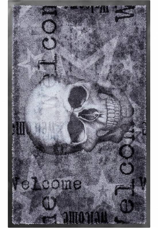Бельгийский придверный коврик Skull