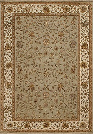 дизайн ковра Kashan gold 10/10 CH-103-Light Green/Ivory