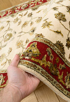 фактура ковра Kashan gold 10/10 CH-102-5-Ivory/Red