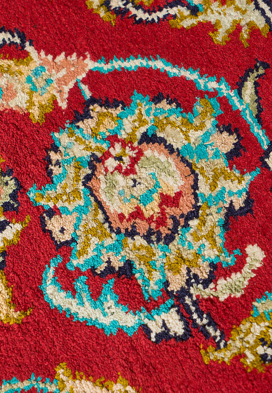 Шелковый ковер ручной работы IIST-GI97K27Z7 Kashan Red