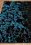 Синтетический ковер 0214MS-Blue-Black