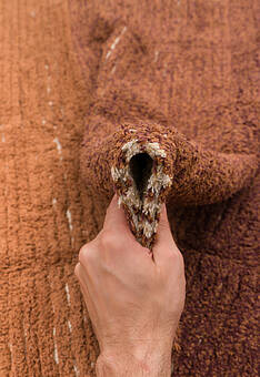 фактура ковра Lorena Canals Cotton Twin Toffee