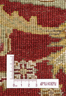 фрагмент ковра Kashan gold 10/10 CH-102-3-Ivory/Red овал