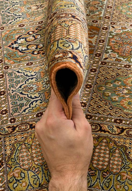Шелковый ковер из Индии Ghom Rost