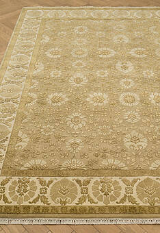 ковер в перспективе по ворсу Kashan gold 49 Brown Ivory