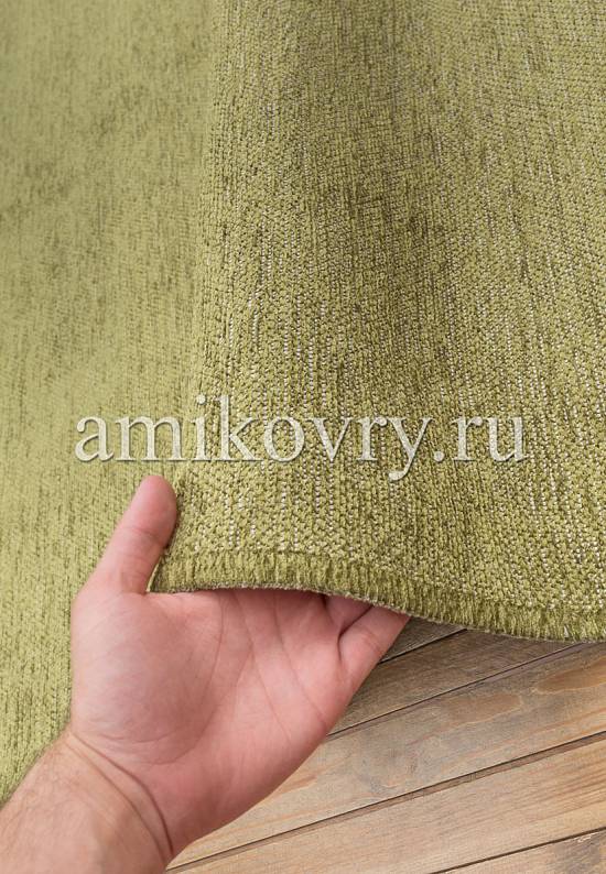 Двусторонний безворсовый ковер из Турции 60330-512 green