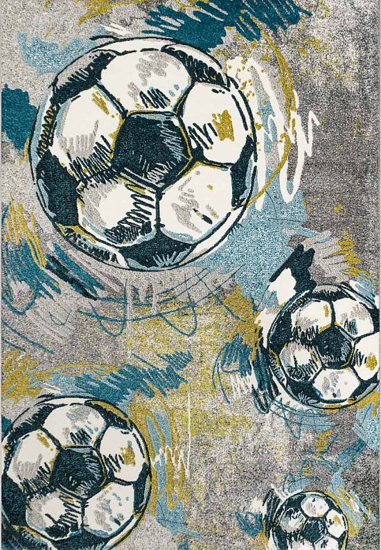 Недорогой синтетический ковер C077-Multicolor