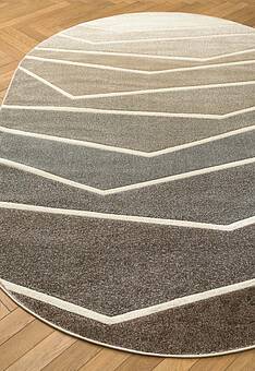 ковер в перспективе против ворса Soho 5759-18455 овал