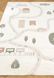 ковер в перспективе Piccolo PCL 07 Cream Multy