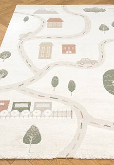 ковер в перспективе Piccolo PCL 07 Cream Multy