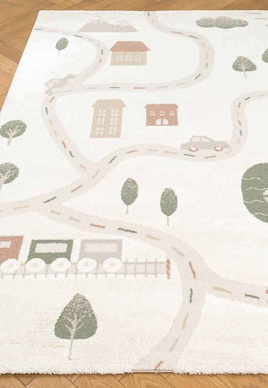 Детский ковер PCL 07 Cream Multy