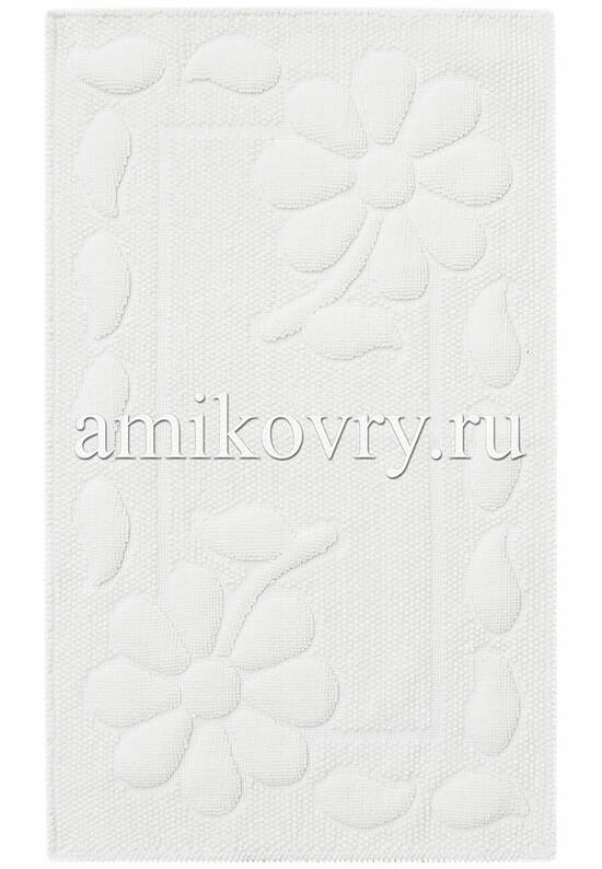 Коврик для ванной Sonil Cotton SCTN 10-White