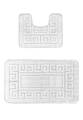 Комплект ковриков для ванной Confetti Bath Maximus Ethnic 2581 Pearl White BQ