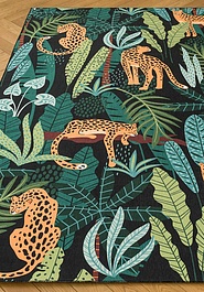 безворсовый ковер в перспективе Rio Leopard