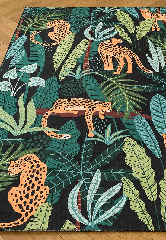 Безворсовый ковер для подростка Leopard