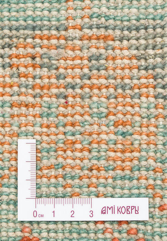 Безворсовый ковер из шерсти 6/5 GS-1016-Teal Blue/Aruba Blue