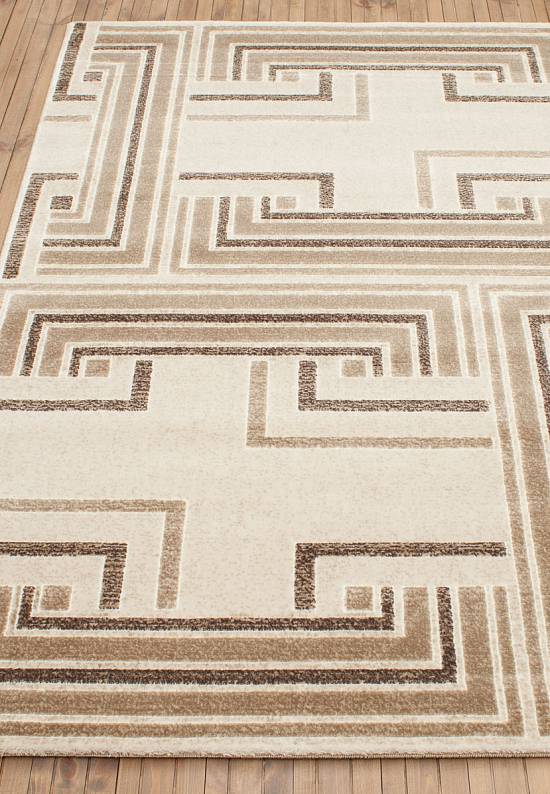 Синтетический ковер 0223KI-Beige-L.Beige
