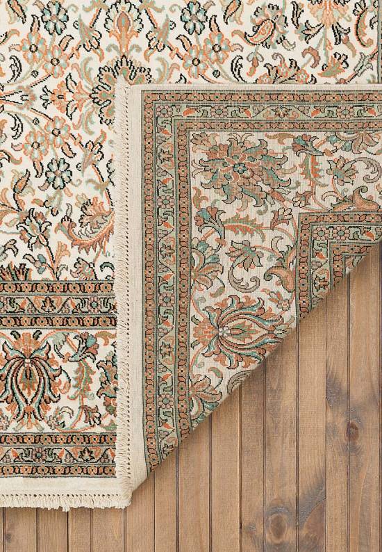 Индийский ковер ручной работы 252511-Afshar beige