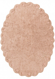 дизайн ковра Lorena Canals Cotton Pine Cone Pearl Pink