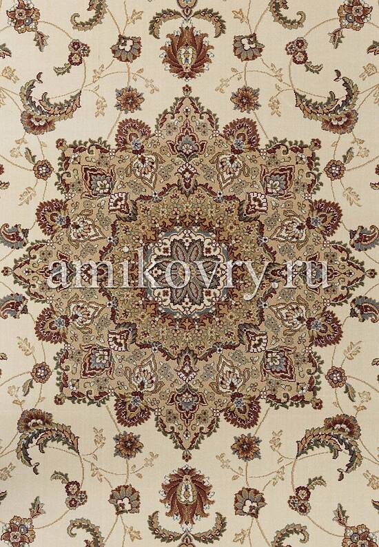 Высокоплотный ковер из вискозы 2M001-Ivory