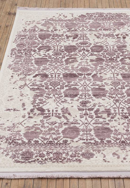 Турецкий ковер из акрила 1511 Cream-Lilac
