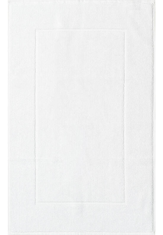 Белый коврик для ванной из хлопка White