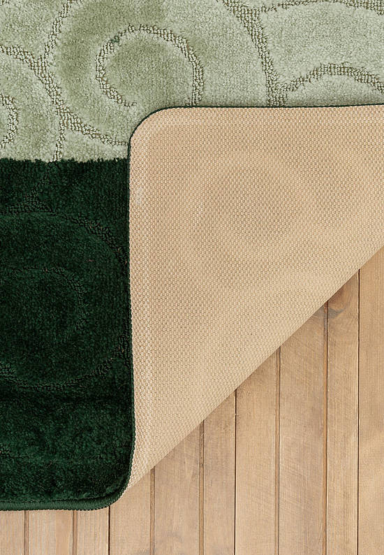 Зеленый коврик для ванной Sile 2536 Hunter Green