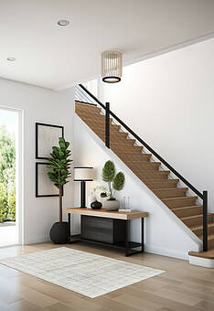 безворсовый ковер в интерьере Ligne Pure Oat 244.001-910