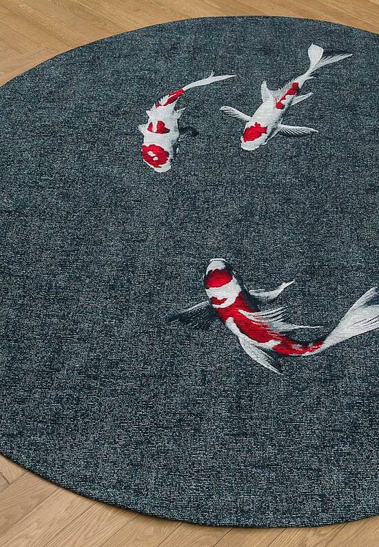 Дизайнерский безворсовый ковер LD5285-L288