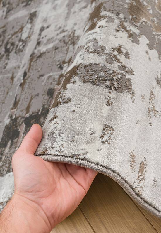 Синтетический бюджетный ковер F238-Gray-Beige