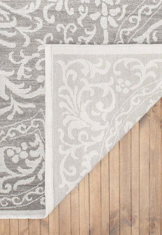 Неоклассический ковер из бамбукововй вискозы 511-Grey Platin