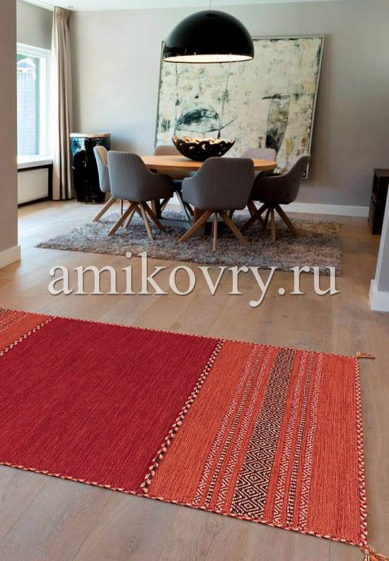 Безворсовый ковер из хлопка 22701-300