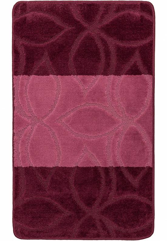 Бордово-фиолетовый коврик для ванной Erdek 2576 Aubergine