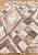 Недорогой ковер из полиэстера O0198-070 Beige