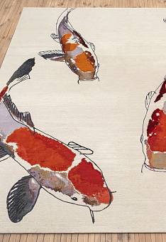 Ковер ручной работы Art Rugs Golden Carps 5