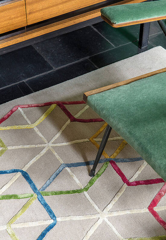 Дизайнерский ковер Hexagon 233.001-990