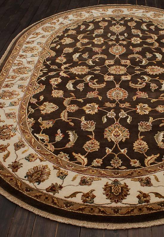 Элитный ковер ручной работы 10/10 HKS-1002-Brown/Ivory