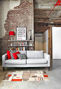 ковер в интерьере Casino 5023-8s12