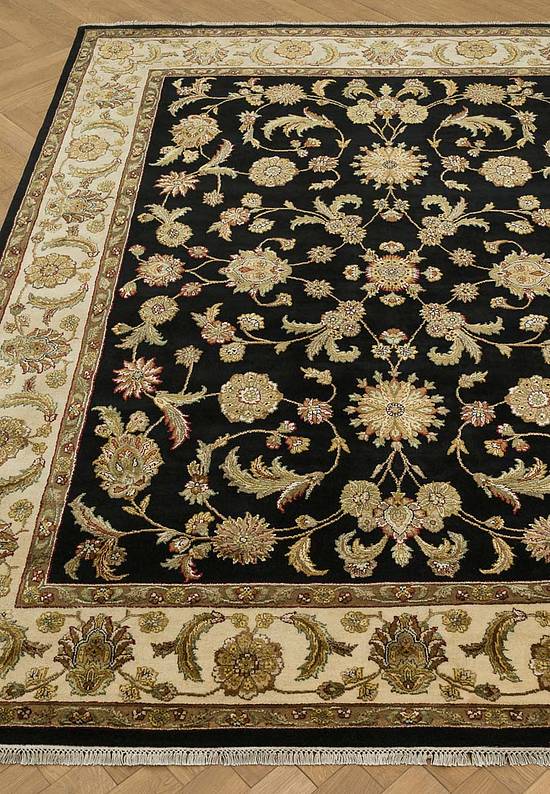 Элитный ковер ручной работы 10/10 CH-121-Black/Ivory