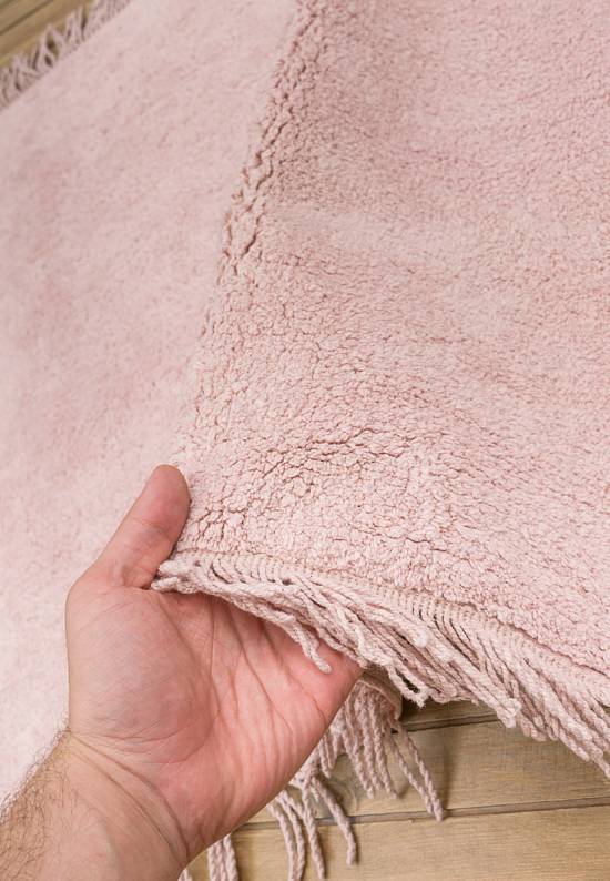 Розовый комплект ковриков для ванной и туалета Loris-Pink