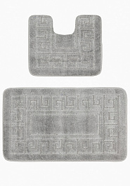 дизайн комплекта ковриков для ванной Confetti Bath Maximus Ethnic 2504 Platinum BQ