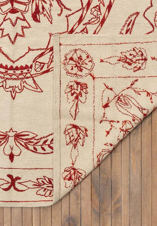 Элитный ковер ручной работы Kilim Addis Ababa Red