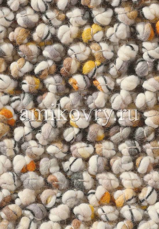 Дизайнерский безворсовый ковер из шерсти Marble-29503