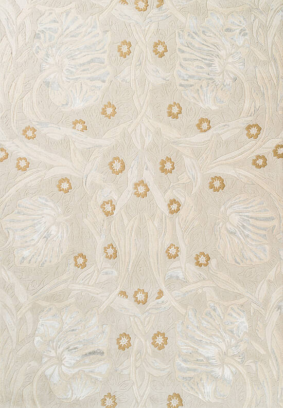 Изящный шерстяной ковер с цветочным узором Pimpernel-28701