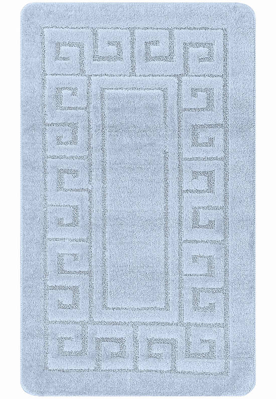 Голубой коврик для ванной Ethnic 2522 Baby Blue