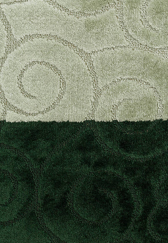 Зеленый коврик для ванной Sile 2536 Hunter Green